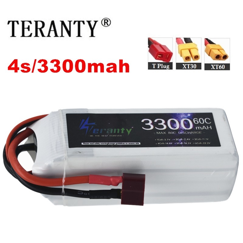 Drone Battery 4S - Lipo Oplaadbare Batterij 4S 3300Mah 60c