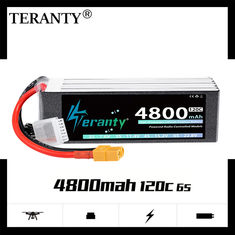Drone Battery 6S - TERANTY 6S 4800mAh Lipo Batterij 22.8V