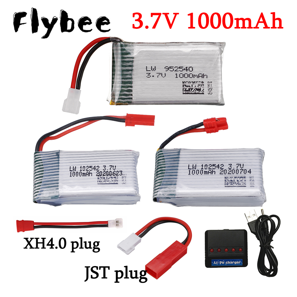 Drone Battery Plate - 3.7V 1000Mah Lipo Drone Batterij Voor