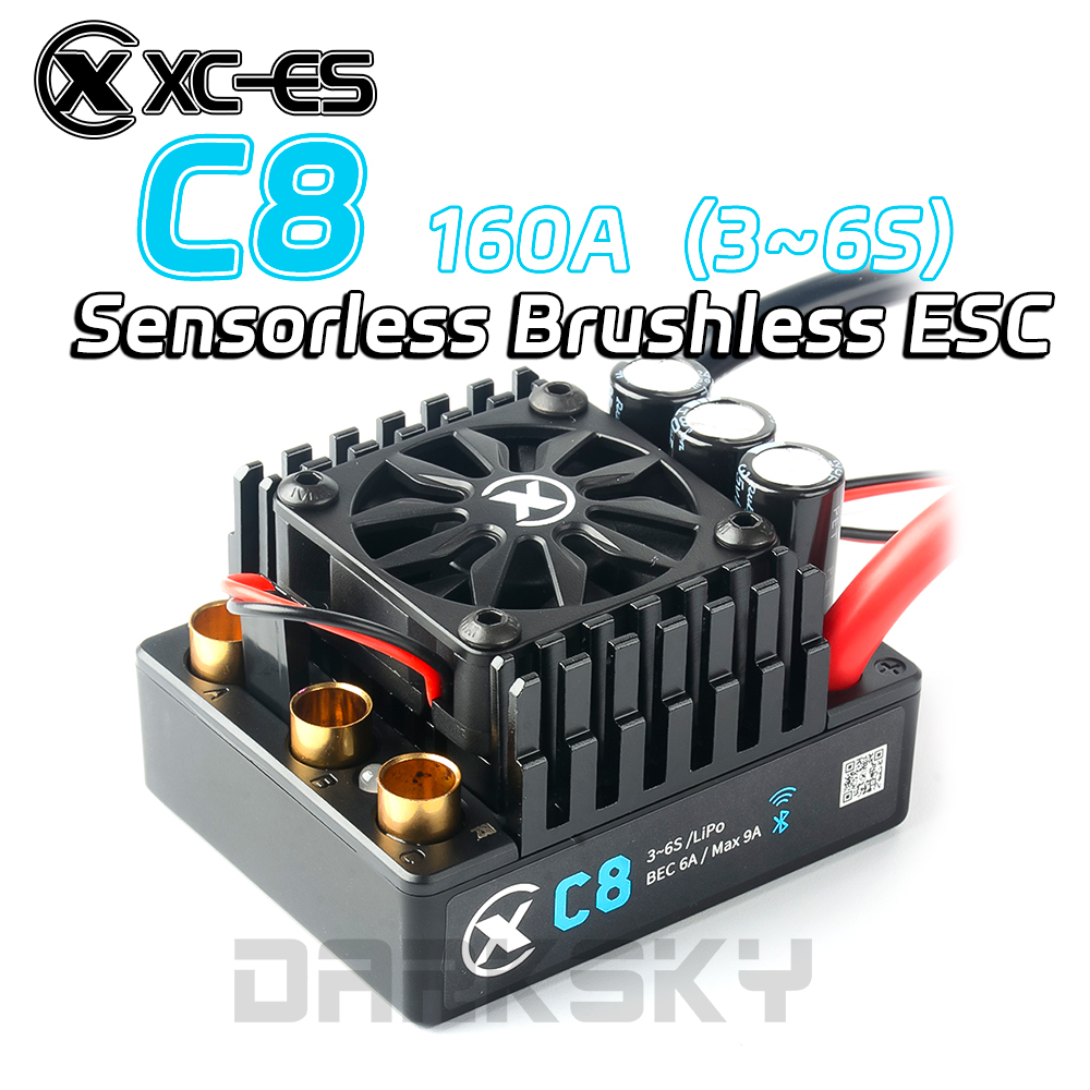 Drone Battery 6S - XC-ESC C8 160A Borstelloze ESC 3-6S