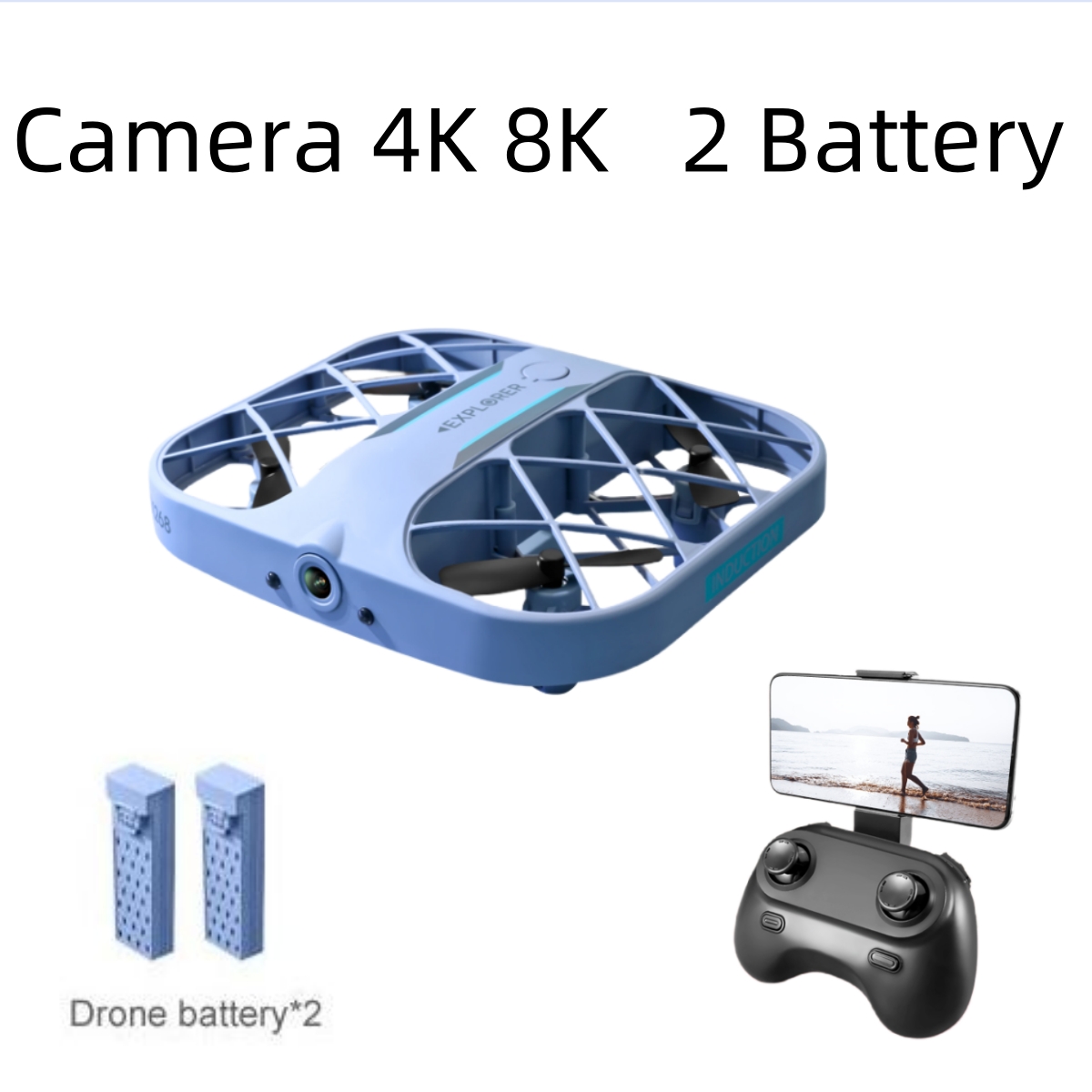 Drone Battery Case - JJRC H107 FPV RC Drone met