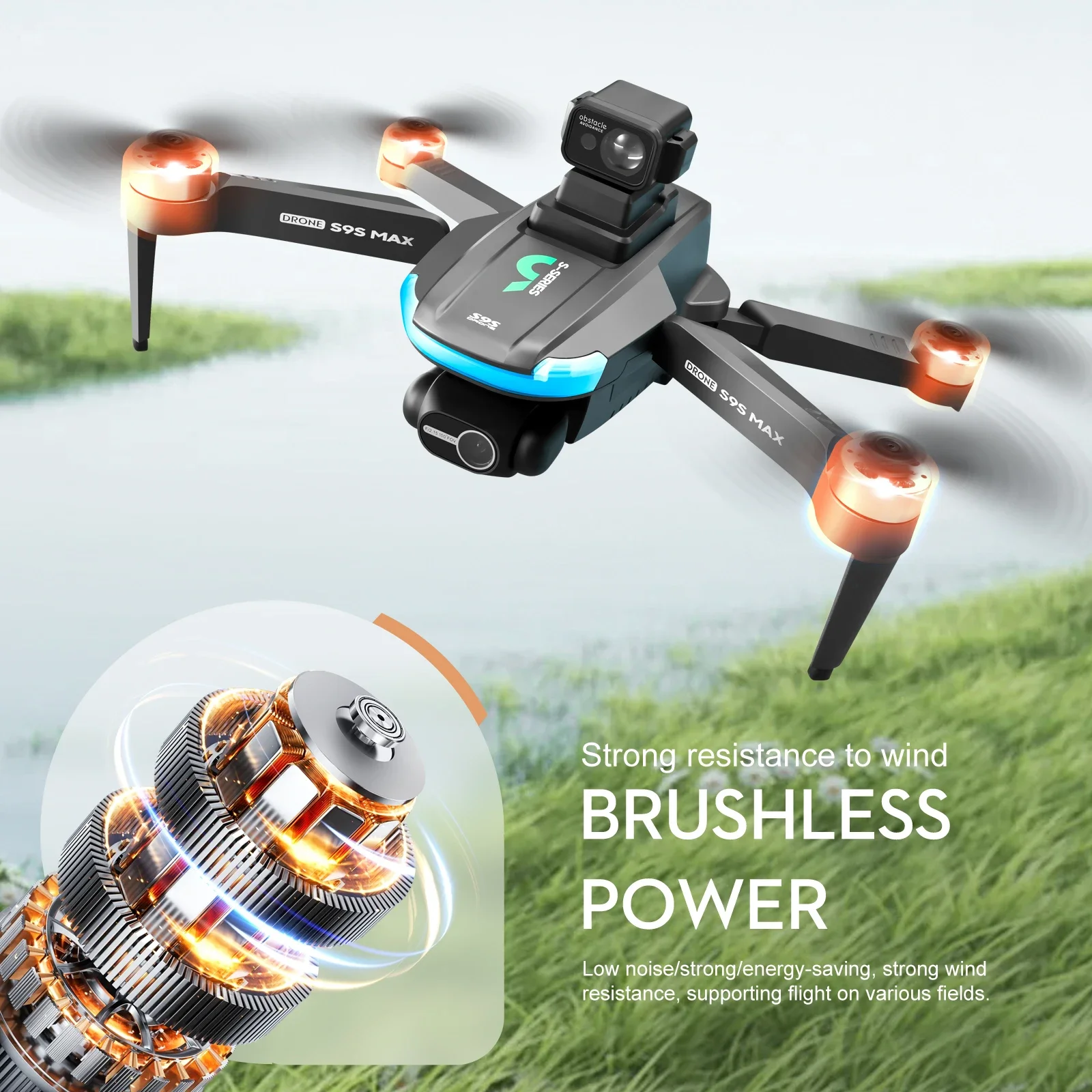 NIEUWE S9S MAX MINI Drone 4K 2 - Drone Battery Box recensie en prijs