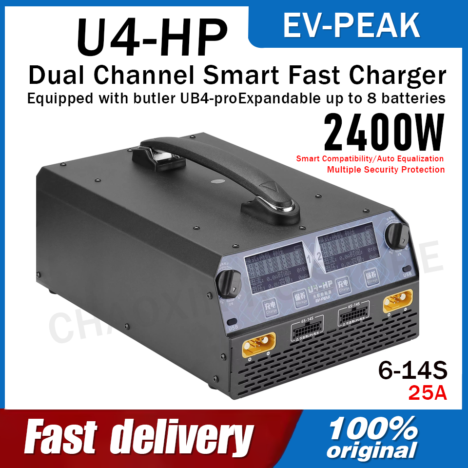 EV-PEAK U4-HP Dual Channel 250 - Drone Battery 6S recensie en prijs