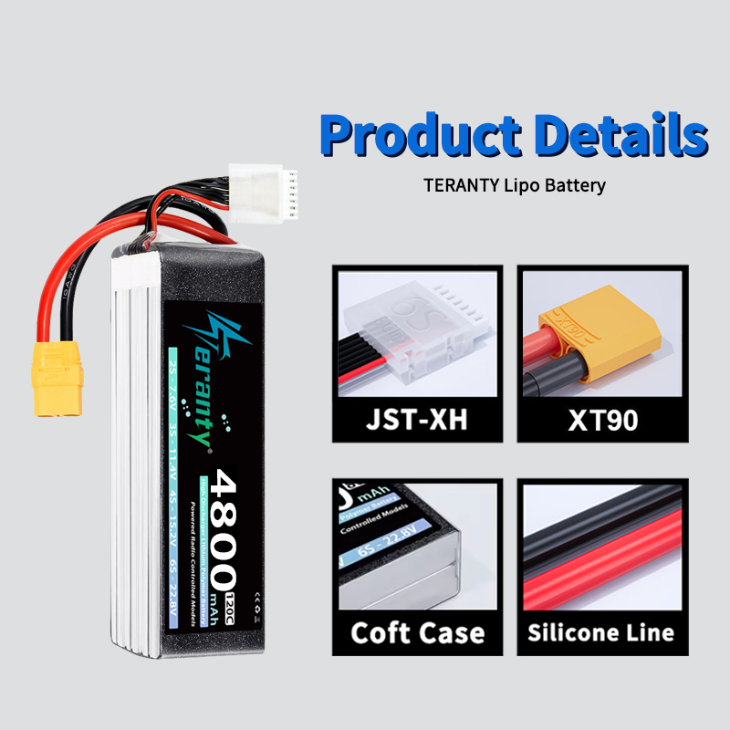 TERANTY 6S 4800mAh Lipo Batter - Drone Battery 6S recensie en prijs