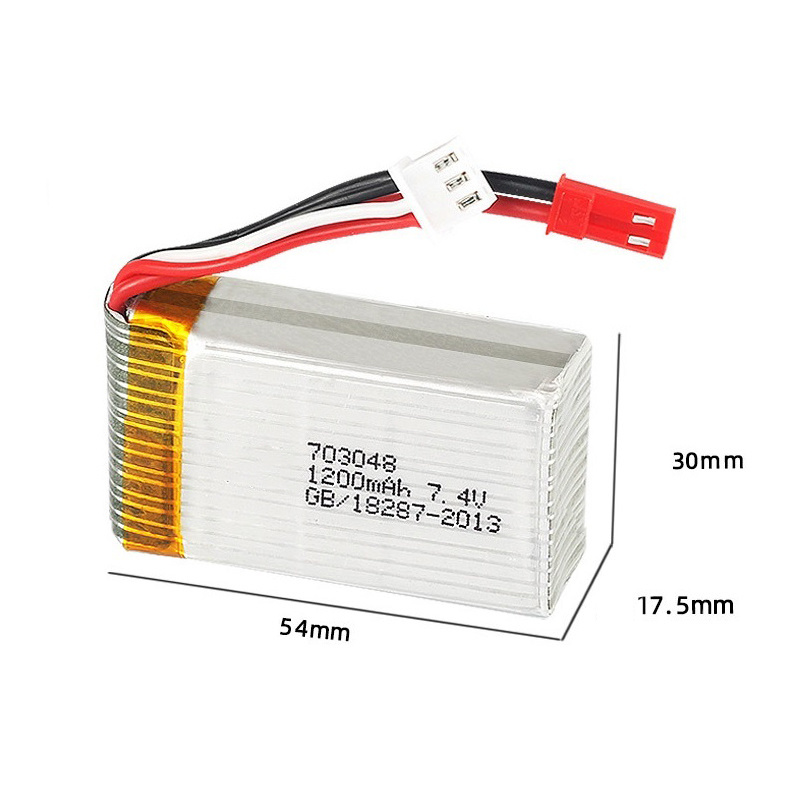 Lipo-batterij 2S 7,4V 1200mAh  - Drone Battery Li-Ion recensie en prijs