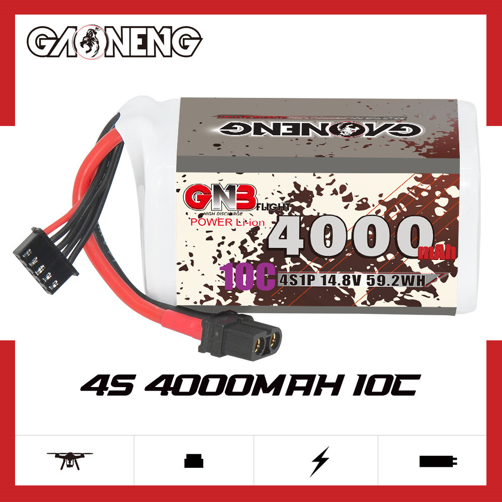 GNB 4000mAh 4S 14.8V 10C 20C M - Drone Battery 4S recensie en prijs